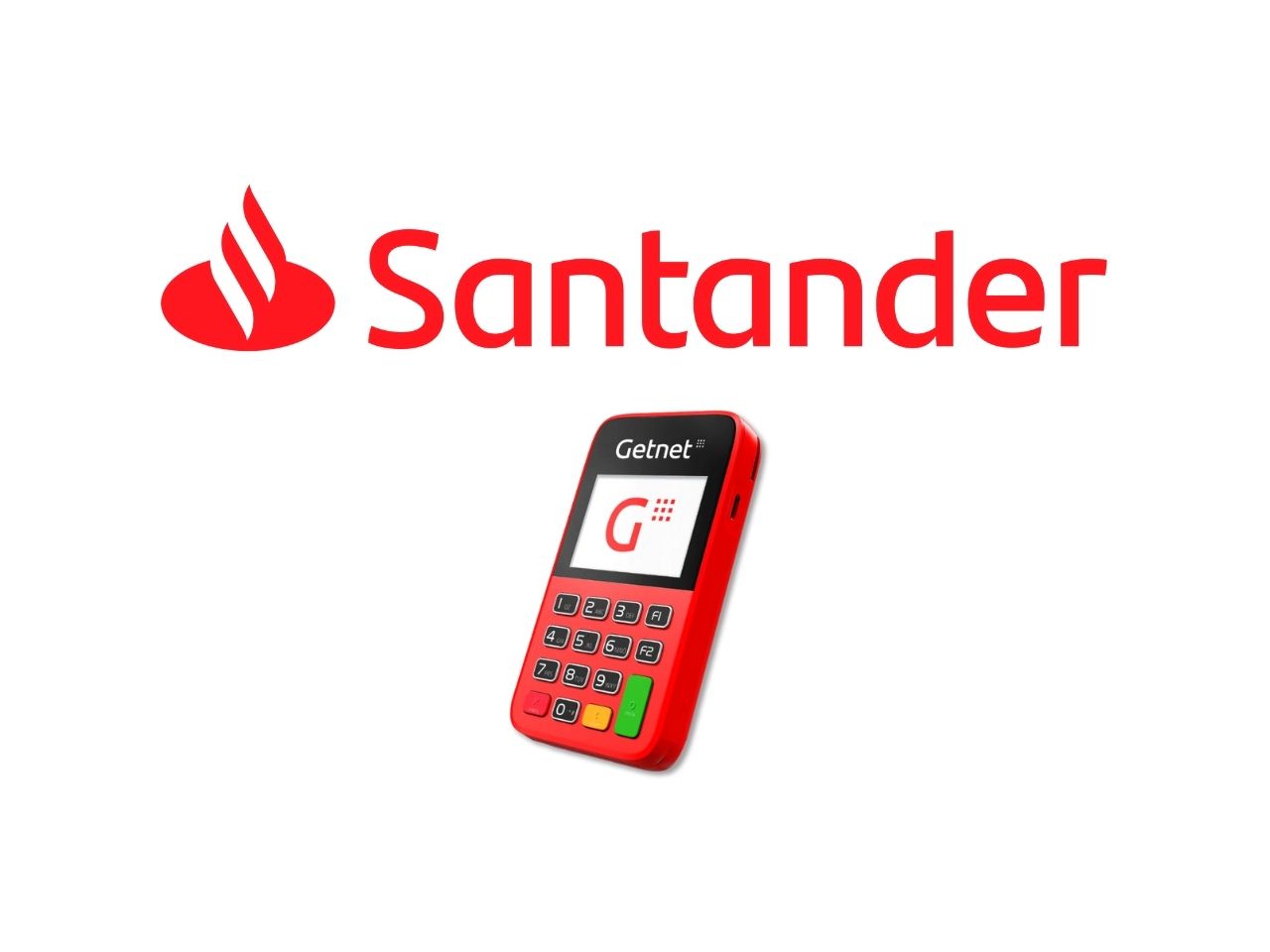 Máquina de cartão Getnet - Santander